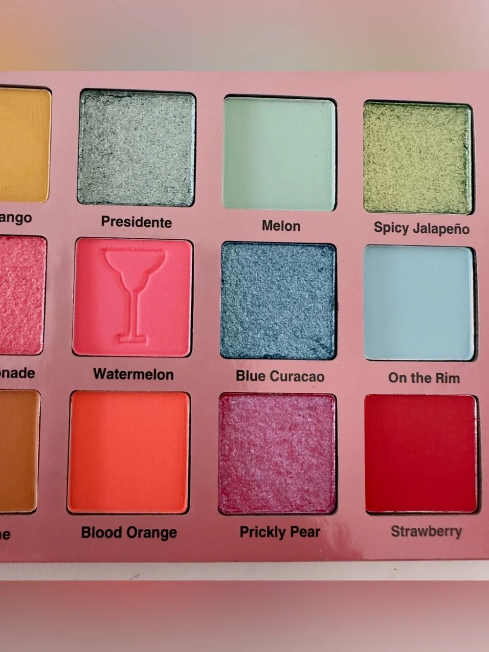 NWT Glamlite Margarita Tequila Eyeshadow Palette
